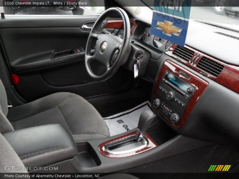 White / Ebony Black 2006 Chevrolet Impala LT