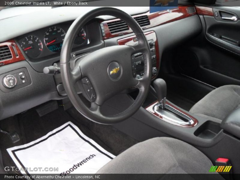 White / Ebony Black 2006 Chevrolet Impala LT