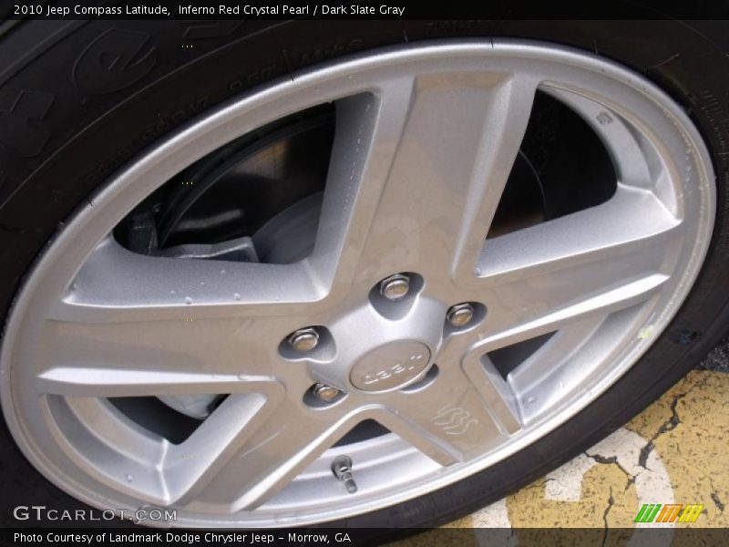 Inferno Red Crystal Pearl / Dark Slate Gray 2010 Jeep Compass Latitude
