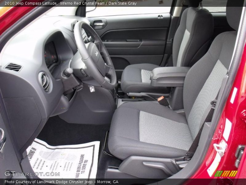 Inferno Red Crystal Pearl / Dark Slate Gray 2010 Jeep Compass Latitude