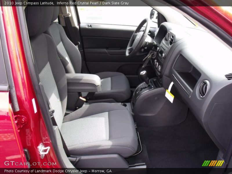 Inferno Red Crystal Pearl / Dark Slate Gray 2010 Jeep Compass Latitude