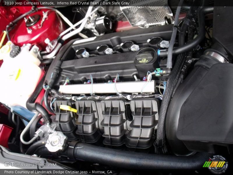 Inferno Red Crystal Pearl / Dark Slate Gray 2010 Jeep Compass Latitude