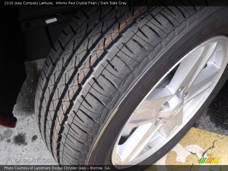 Inferno Red Crystal Pearl / Dark Slate Gray 2010 Jeep Compass Latitude