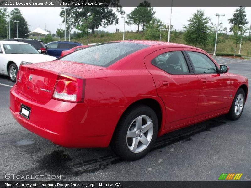 TorRed / Dark Slate Gray 2010 Dodge Charger 3.5L
