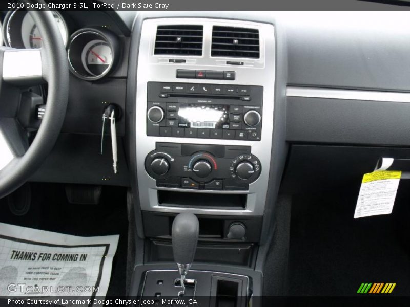 TorRed / Dark Slate Gray 2010 Dodge Charger 3.5L