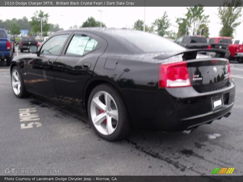 Brilliant Black Crystal Pearl / Dark Slate Gray 2010 Dodge Charger SRT8