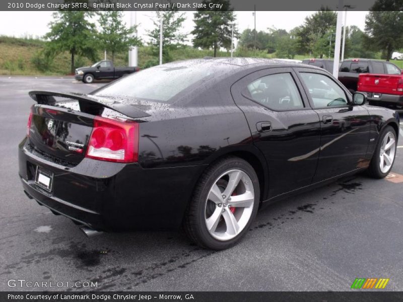 Brilliant Black Crystal Pearl / Dark Slate Gray 2010 Dodge Charger SRT8