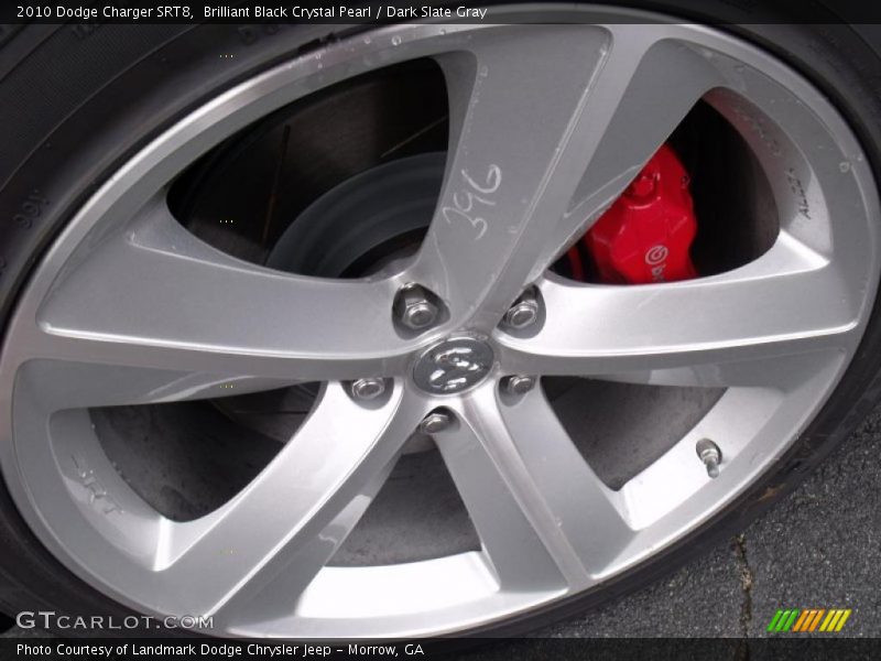 Brilliant Black Crystal Pearl / Dark Slate Gray 2010 Dodge Charger SRT8