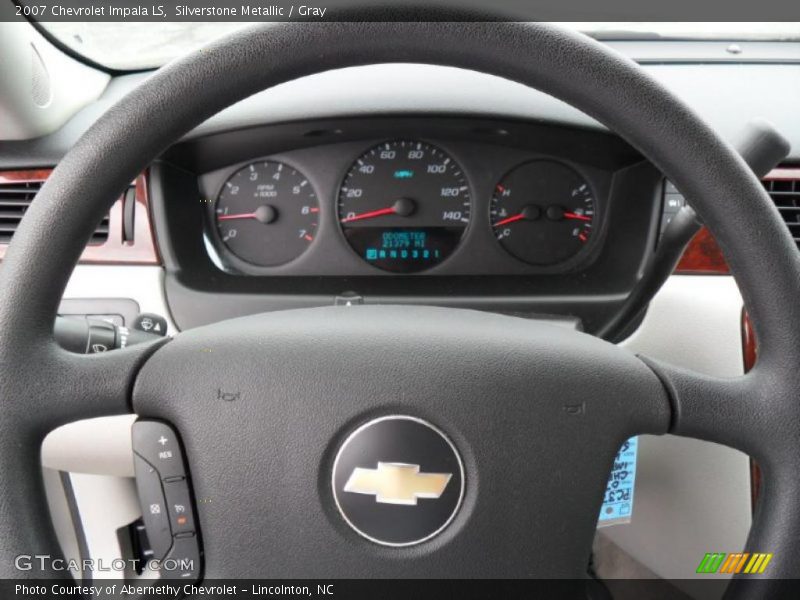 Silverstone Metallic / Gray 2007 Chevrolet Impala LS