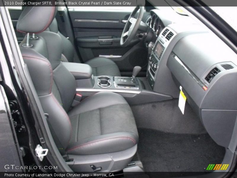 Brilliant Black Crystal Pearl / Dark Slate Gray 2010 Dodge Charger SRT8