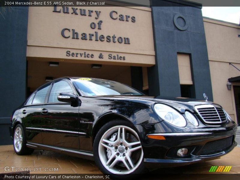 Black / Charcoal 2004 Mercedes-Benz E 55 AMG Sedan