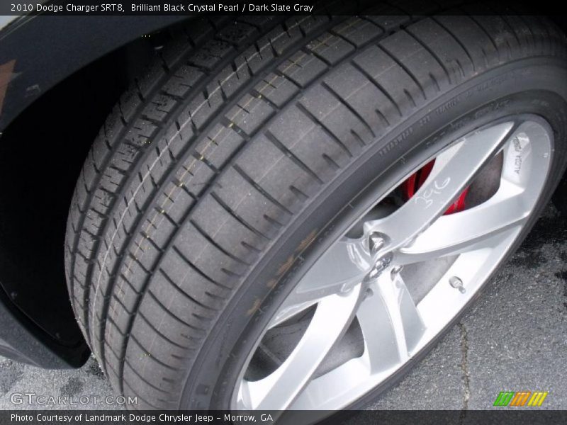 Brilliant Black Crystal Pearl / Dark Slate Gray 2010 Dodge Charger SRT8