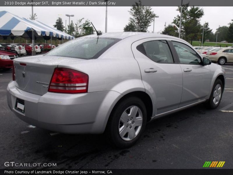 Bright Silver Metallic / Dark Slate Gray 2010 Dodge Avenger SXT