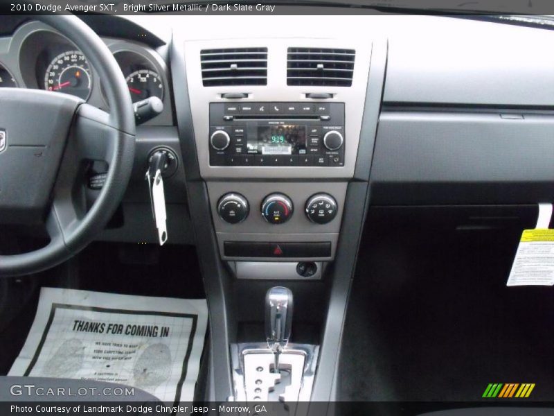 Bright Silver Metallic / Dark Slate Gray 2010 Dodge Avenger SXT