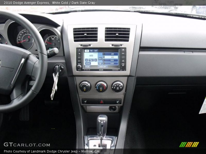 White Gold / Dark Slate Gray 2010 Dodge Avenger Express