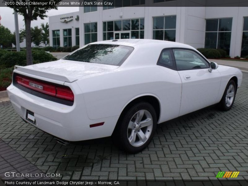 Stone White / Dark Slate Gray 2010 Dodge Challenger R/T