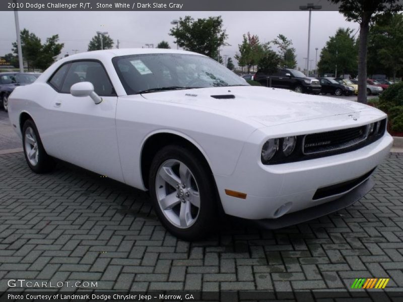 Stone White / Dark Slate Gray 2010 Dodge Challenger R/T