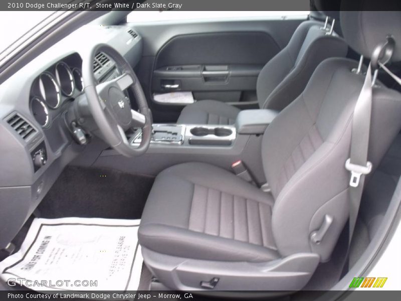 Stone White / Dark Slate Gray 2010 Dodge Challenger R/T