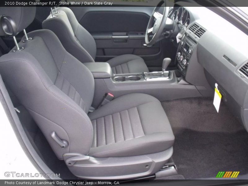 Stone White / Dark Slate Gray 2010 Dodge Challenger R/T