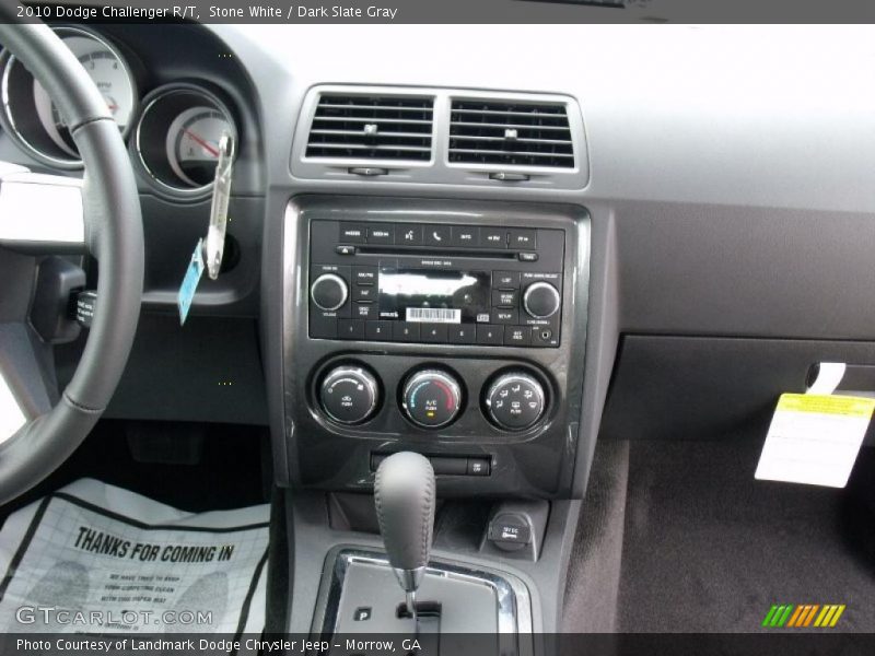 Stone White / Dark Slate Gray 2010 Dodge Challenger R/T