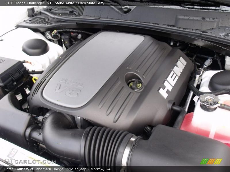 Stone White / Dark Slate Gray 2010 Dodge Challenger R/T