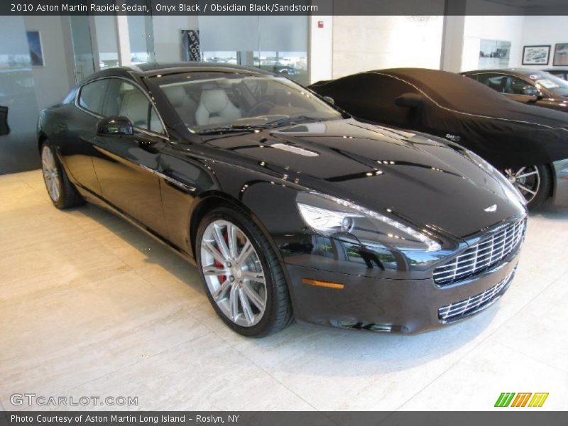 Onyx Black / Obsidian Black/Sandstorm 2010 Aston Martin Rapide Sedan