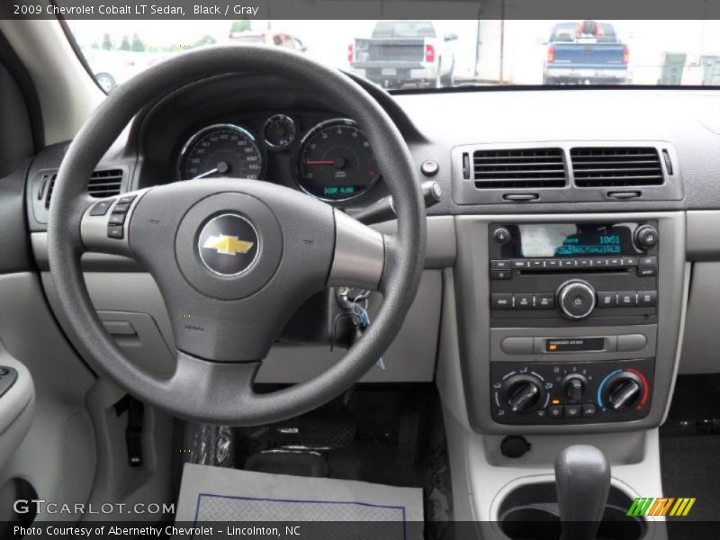 Black / Gray 2009 Chevrolet Cobalt LT Sedan