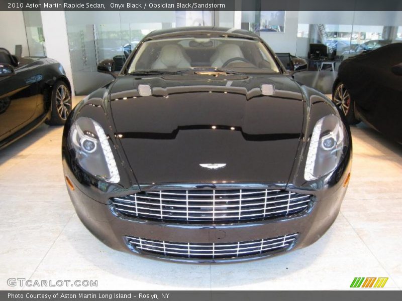 Onyx Black / Obsidian Black/Sandstorm 2010 Aston Martin Rapide Sedan