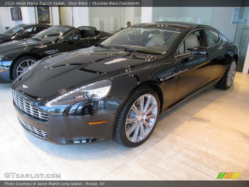 Onyx Black / Obsidian Black/Sandstorm 2010 Aston Martin Rapide Sedan