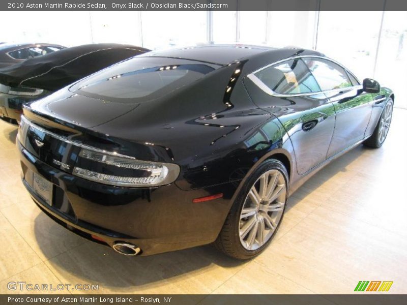 Onyx Black / Obsidian Black/Sandstorm 2010 Aston Martin Rapide Sedan