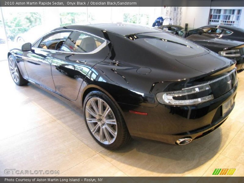Onyx Black / Obsidian Black/Sandstorm 2010 Aston Martin Rapide Sedan