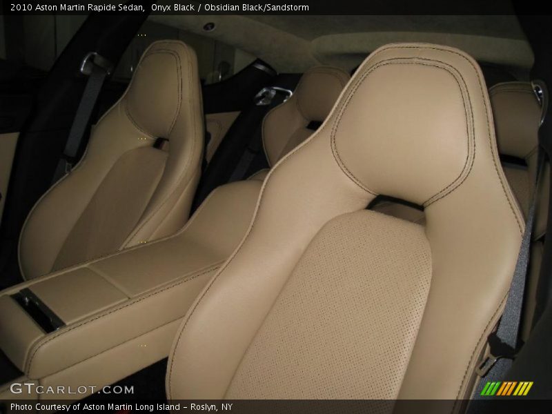 Onyx Black / Obsidian Black/Sandstorm 2010 Aston Martin Rapide Sedan