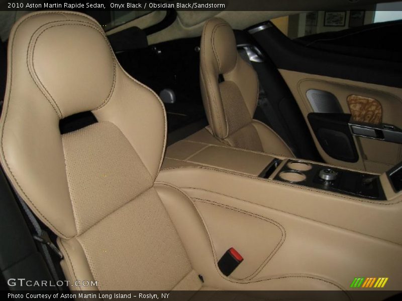 Onyx Black / Obsidian Black/Sandstorm 2010 Aston Martin Rapide Sedan