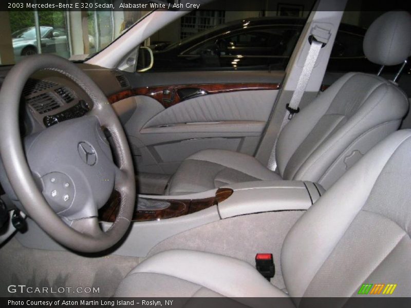 Alabaster White / Ash Grey 2003 Mercedes-Benz E 320 Sedan