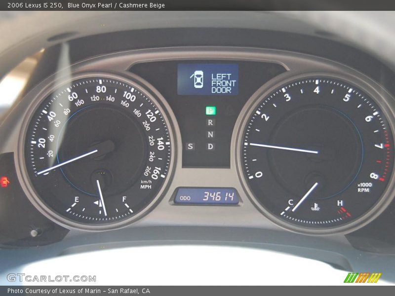 Blue Onyx Pearl / Cashmere Beige 2006 Lexus IS 250
