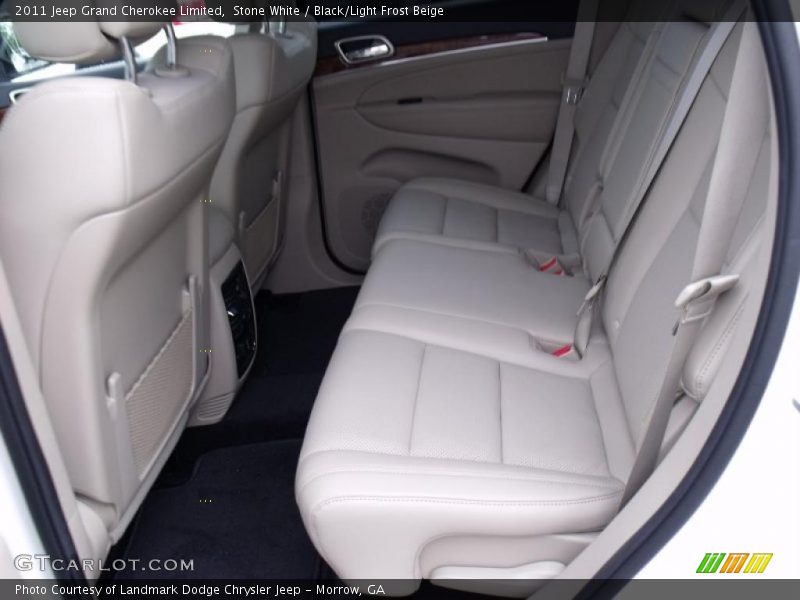 Stone White / Black/Light Frost Beige 2011 Jeep Grand Cherokee Limited