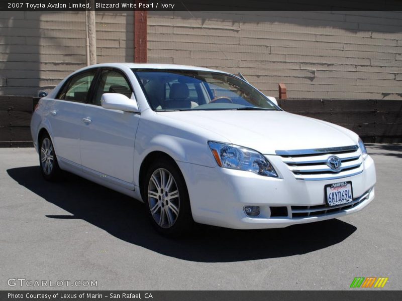 Blizzard White Pearl / Ivory 2007 Toyota Avalon Limited