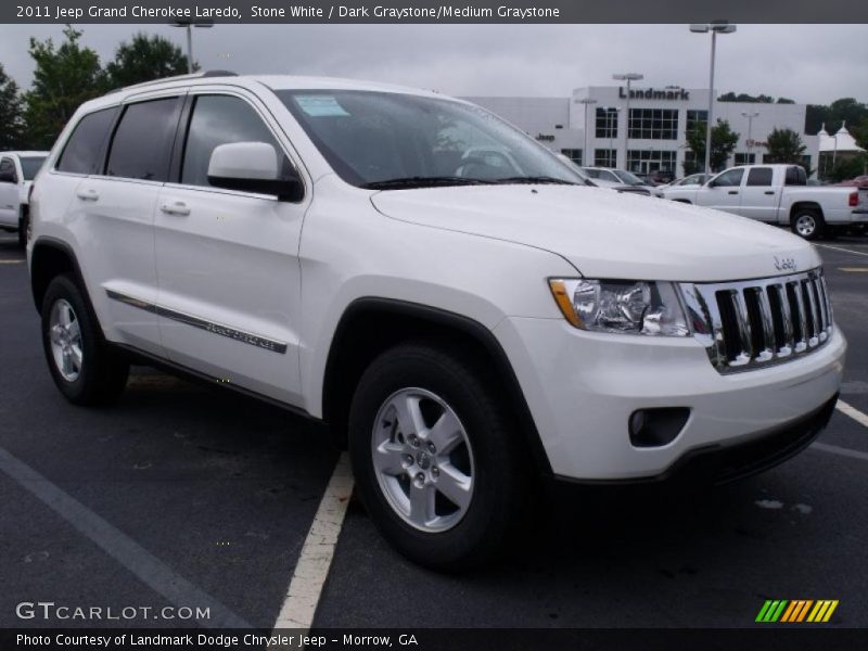 Stone White / Dark Graystone/Medium Graystone 2011 Jeep Grand Cherokee Laredo