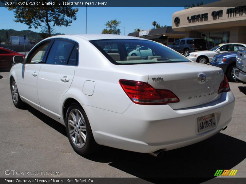 Blizzard White Pearl / Ivory 2007 Toyota Avalon Limited