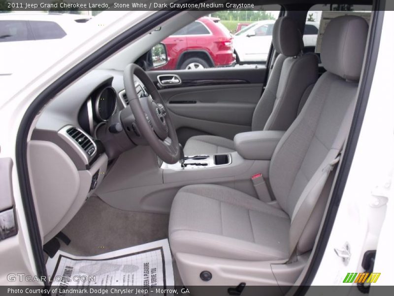 Stone White / Dark Graystone/Medium Graystone 2011 Jeep Grand Cherokee Laredo