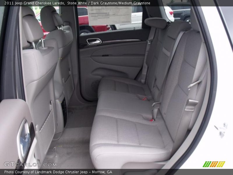 Stone White / Dark Graystone/Medium Graystone 2011 Jeep Grand Cherokee Laredo