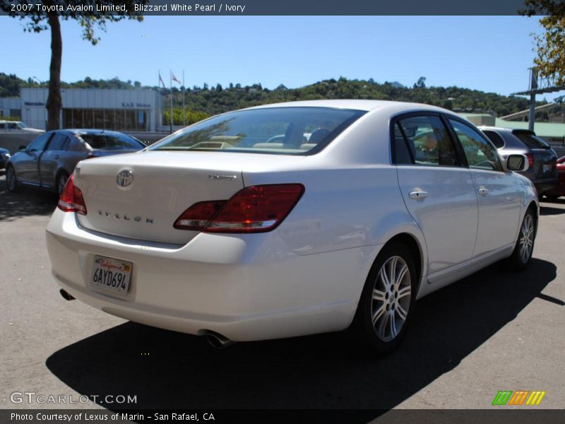 Blizzard White Pearl / Ivory 2007 Toyota Avalon Limited