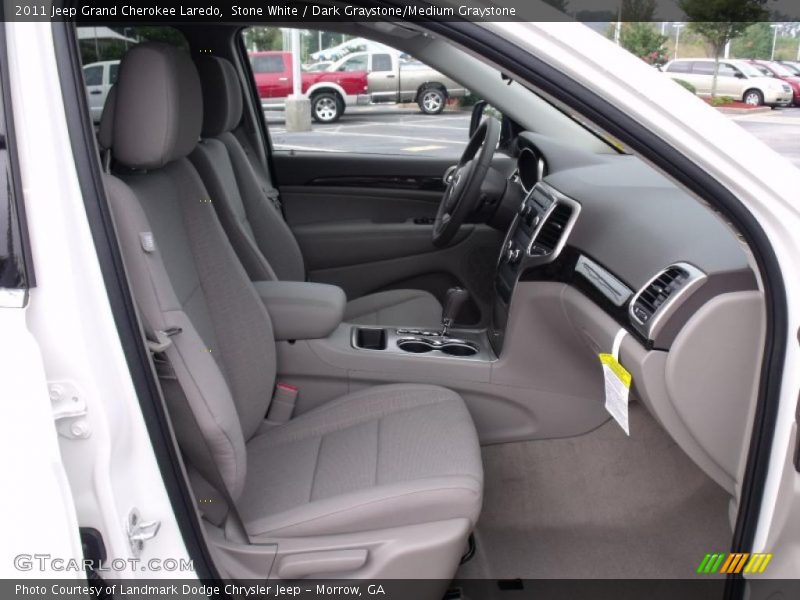 Stone White / Dark Graystone/Medium Graystone 2011 Jeep Grand Cherokee Laredo