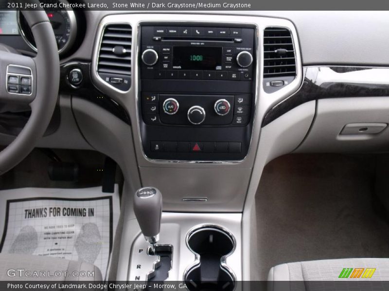 Stone White / Dark Graystone/Medium Graystone 2011 Jeep Grand Cherokee Laredo