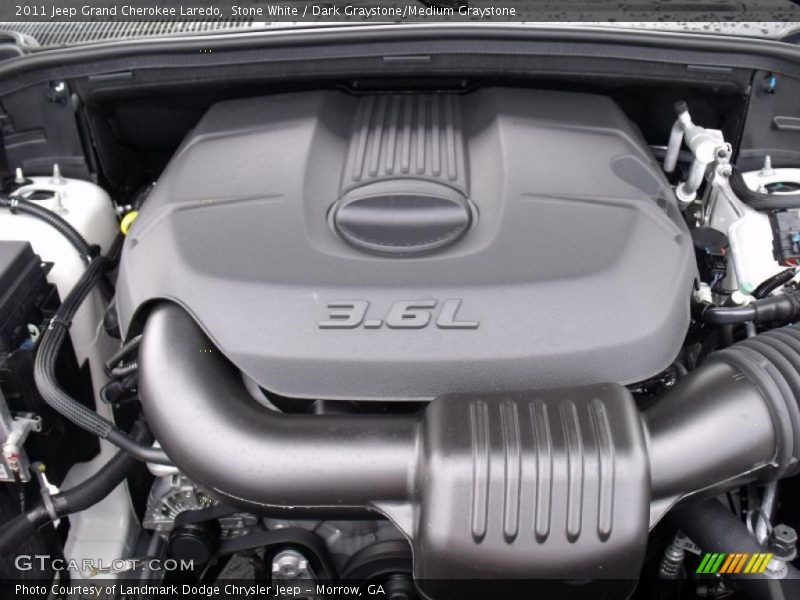 Stone White / Dark Graystone/Medium Graystone 2011 Jeep Grand Cherokee Laredo