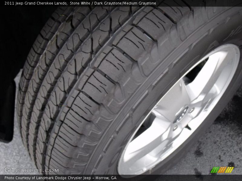 Stone White / Dark Graystone/Medium Graystone 2011 Jeep Grand Cherokee Laredo