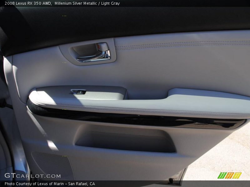 Millenium Silver Metallic / Light Gray 2008 Lexus RX 350 AWD
