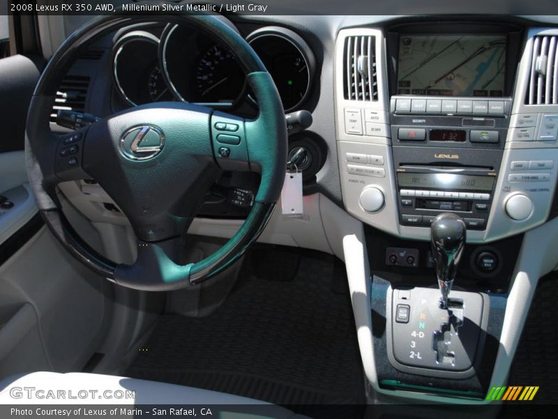 Millenium Silver Metallic / Light Gray 2008 Lexus RX 350 AWD
