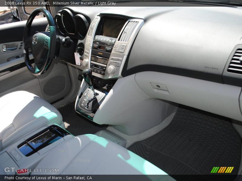 Millenium Silver Metallic / Light Gray 2008 Lexus RX 350 AWD