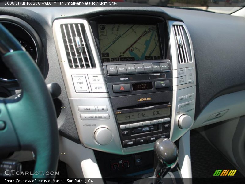 Millenium Silver Metallic / Light Gray 2008 Lexus RX 350 AWD